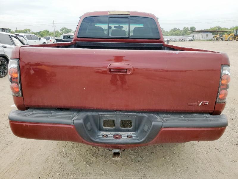 5TBRT34126S478700 - 2006 TOYOTA TUNDRA ACCESS CAB SR5 MAROON photo 6