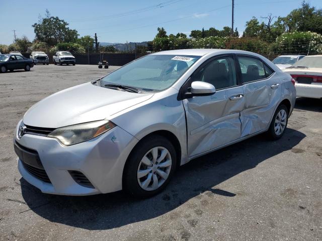 5YFBURHE0GP496645 - 2016 TOYOTA COROLLA L SILVER photo 1