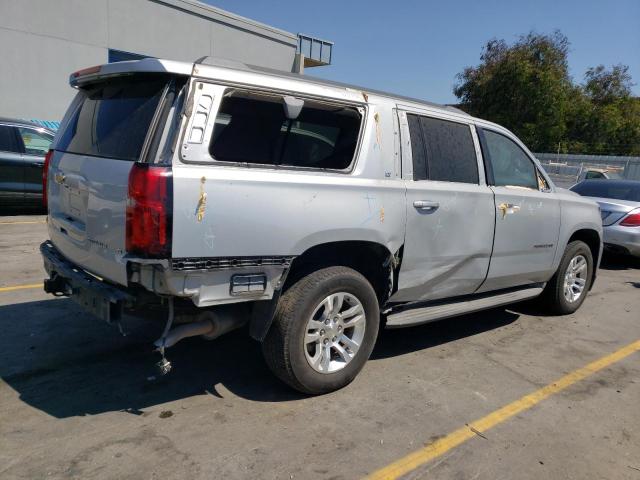 1GNSKJKC7FR294279 - 2015 CHEVROLET SUBURBAN K1500 LT SILVER photo 3