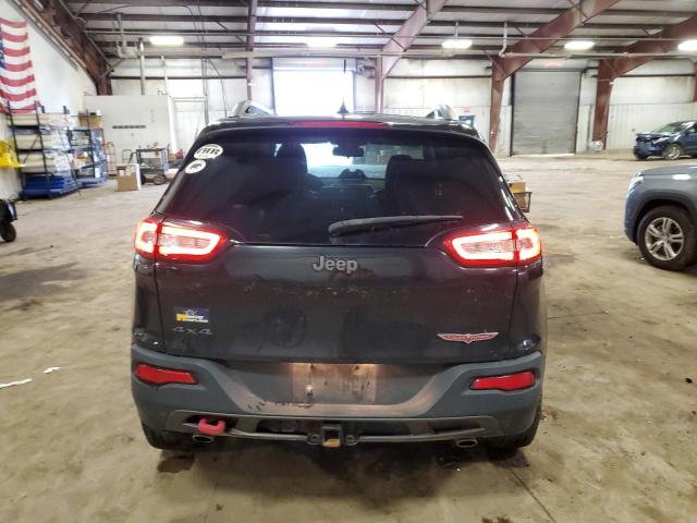 1C4PJMBS4FW738584 - 2015 JEEP CHEROKEE TRAILHAWK BLACK photo 6