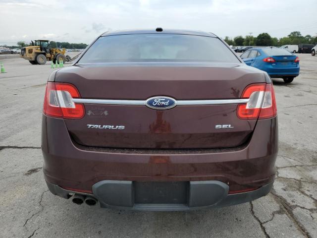 1FAHP2EW3CG130072 - 2012 FORD TAURUS SEL BURGUNDY photo 6