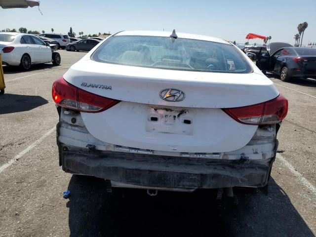 5NPDH4AEXCH125963 - 2012 HYUNDAI ELANTRA GLS WHITE photo 6