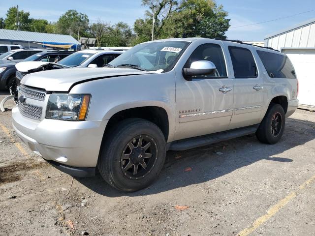 1GNSKKE34BR284613 - 2011 CHEVROLET SUBURBAN K1500 LTZ SILVER photo 1