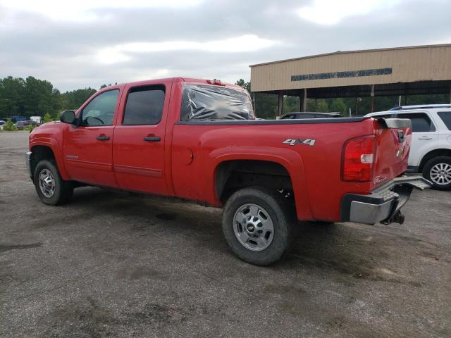 1GC1KXCG2BF266006 - 2011 CHEVROLET SILVERADO K2500 HEAVY DUTY LT RED photo 2