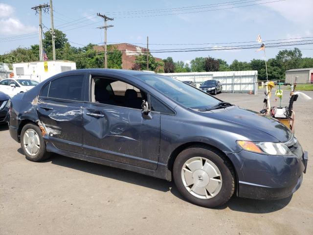 JHMFA36217S009143 - 2007 HONDA CIVIC HYBRID GRAY photo 4