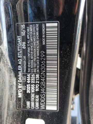 WDDSJ4GB4GN306299 - 2016 MERCEDES-BENZ CLA 250 4MATIC BLACK photo 12