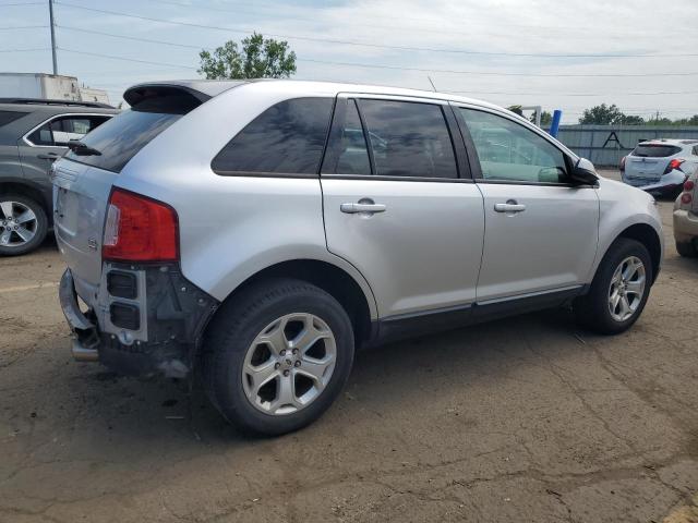 2FMDK4JC2DBE22573 - 2013 FORD EDGE SEL SILVER photo 3