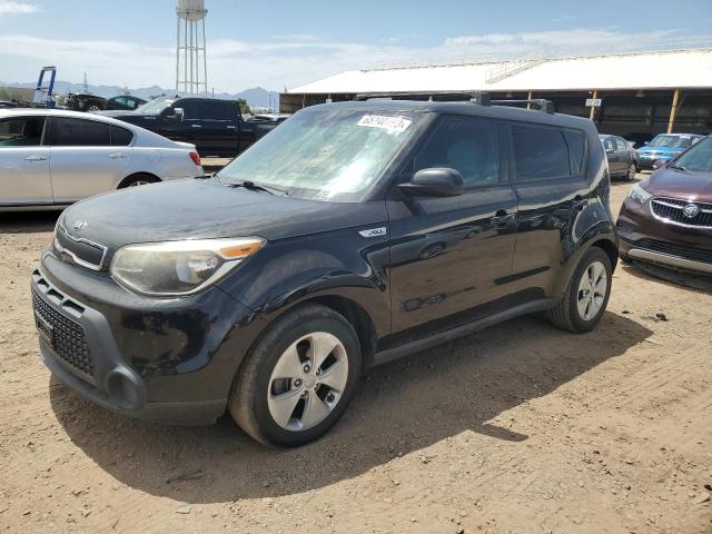 KNDJN2A25F7182604 - 2015 KIA SOUL BLACK photo 1