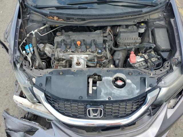 19XFB2F92FE240107 - 2015 HONDA CIVIC EXL ნაცრისფერი ფოტო 11