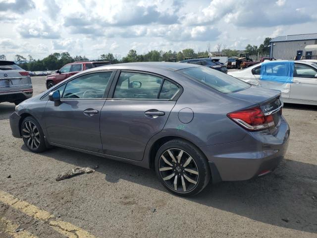 19XFB2F92FE240107 - 2015 HONDA CIVIC EXL ნაცრისფერი ფოტო 2