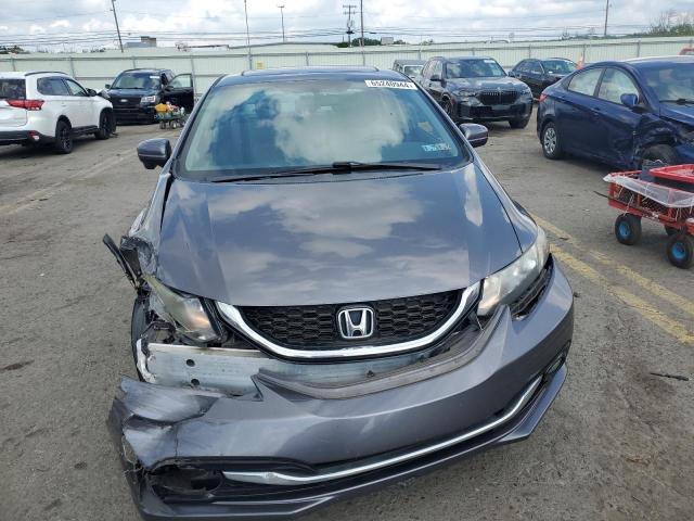 19XFB2F92FE240107 - 2015 HONDA CIVIC EXL ნაცრისფერი ფოტო 5