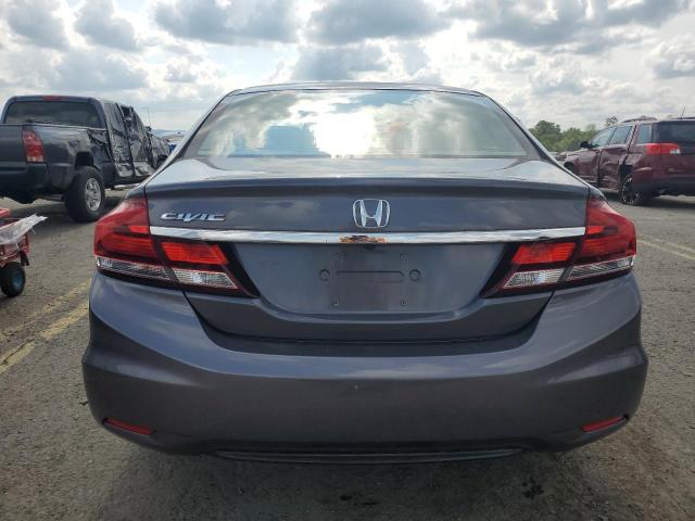 19XFB2F92FE240107 - 2015 HONDA CIVIC EXL ნაცრისფერი ფოტო 6