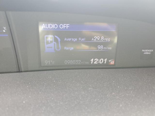 19XFB2F92FE240107 - 2015 HONDA CIVIC EXL ნაცრისფერი ფოტო 9