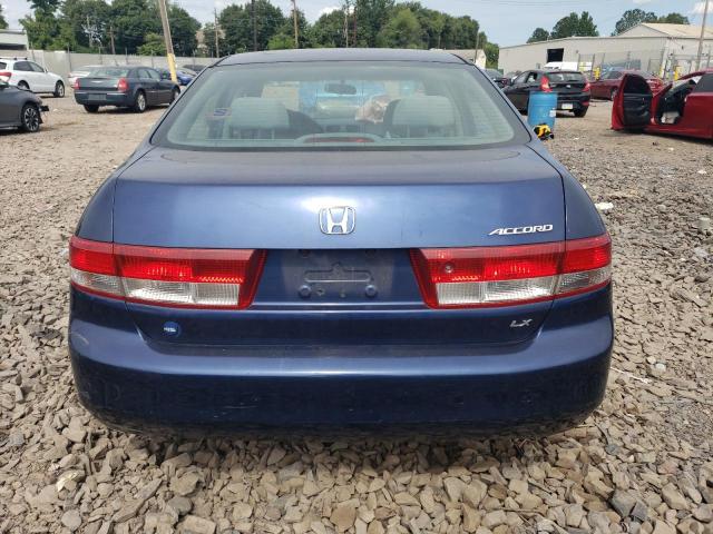 1HGCM56323A002123 - 2003 HONDA ACCORD LX BLUE photo 6