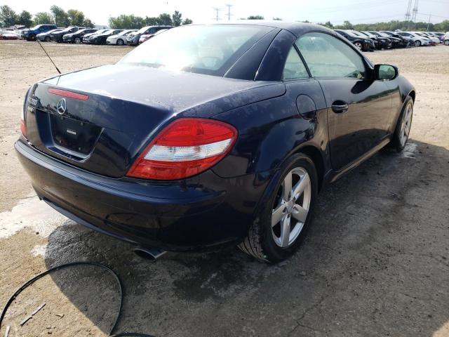 WDBWK54F66F097404 - 2006 MERCEDES-BENZ SLK 280 BLUE photo 3