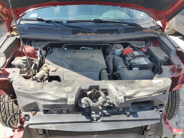 1FM5K8GT9HGD46464 - 2017 FORD EXPLORER SPORT წითელი ფოტო 12