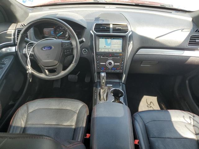 1FM5K8GT9HGD46464 - 2017 FORD EXPLORER SPORT წითელი ფოტო 8