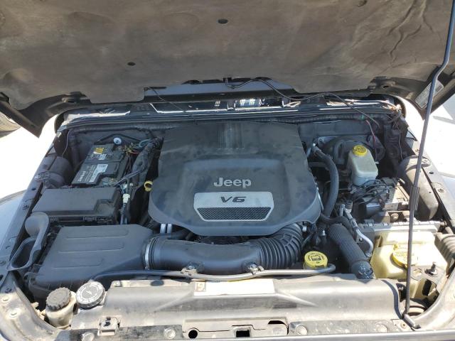 1C4BJWEG2CL130525 - 2012 JEEP WRANGLER UNLIMITED SAHARA BLACK photo 12