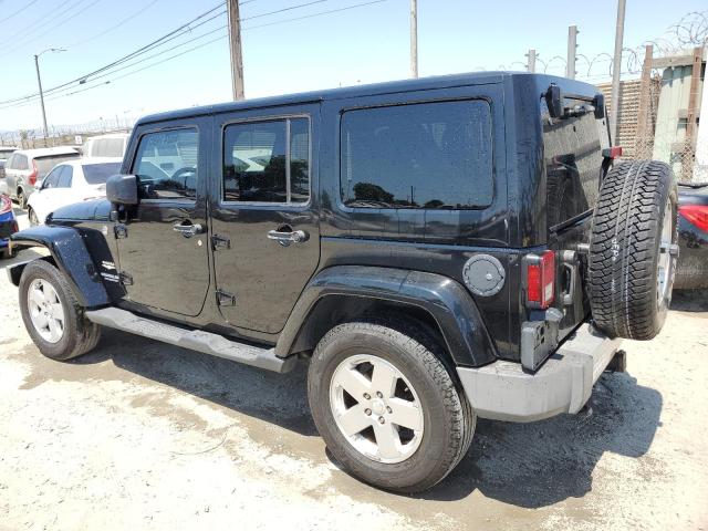 1C4BJWEG2CL130525 - 2012 JEEP WRANGLER UNLIMITED SAHARA BLACK photo 2