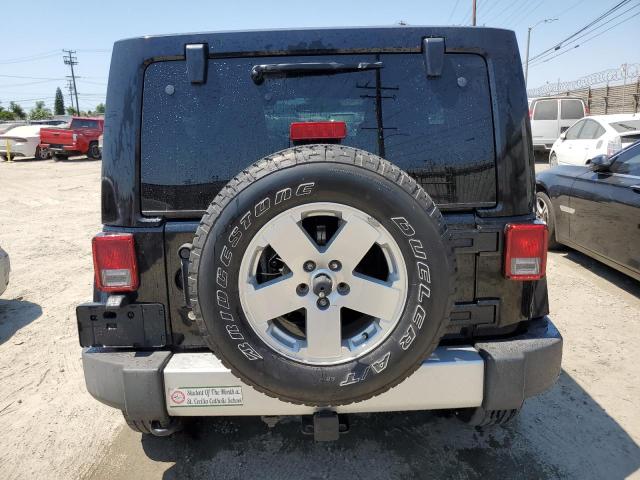 1C4BJWEG2CL130525 - 2012 JEEP WRANGLER UNLIMITED SAHARA BLACK photo 6