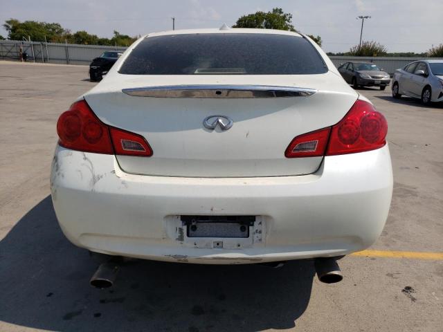 JNKBV61F88M275859 - 2008 INFINITI G35 WHITE photo 6