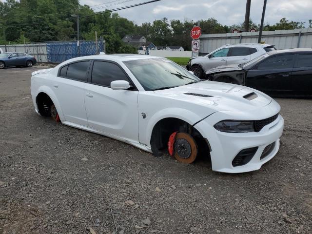 2C3CDXL90MH585916 - 2021 DODGE CHARGER SRT HELLCAT WHITE photo 4