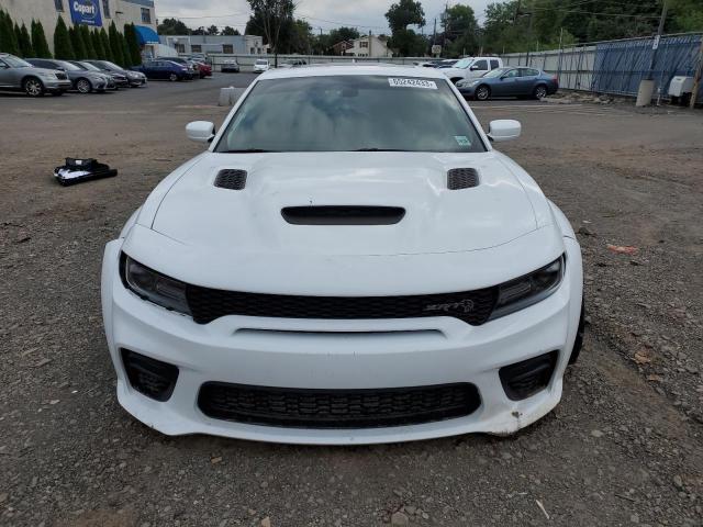 2C3CDXL90MH585916 - 2021 DODGE CHARGER SRT HELLCAT WHITE photo 5