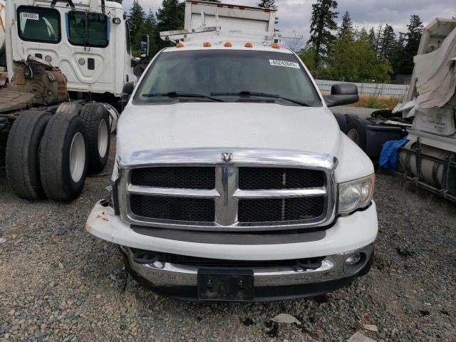 3D7LS38C45G773795 - 2005 DODGE RAM 3500 ST WHITE photo 5