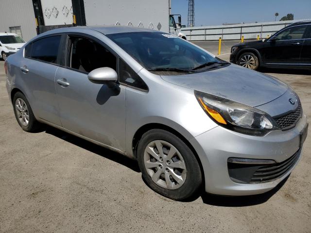 KNADM4A38H6119068 - 2017 KIA RIO LX SILVER photo 4