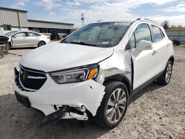 KL4CJASBXKB760968 - 2019 BUICK ENCORE PREFERRED WHITE photo 2