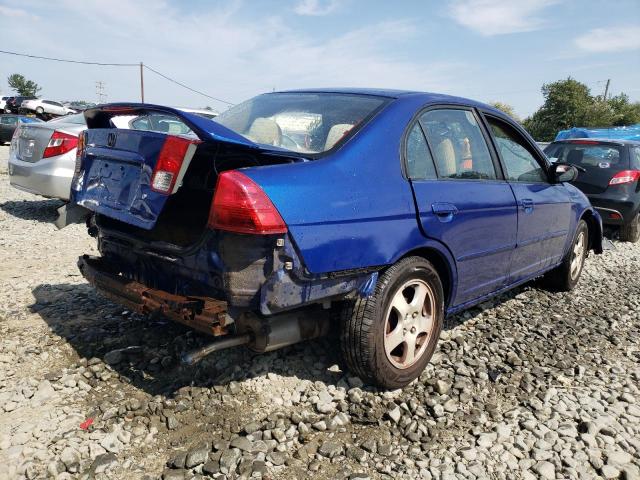 2HGES16374H590630 - 2004 HONDA CIVIC DX VP BLUE photo 3