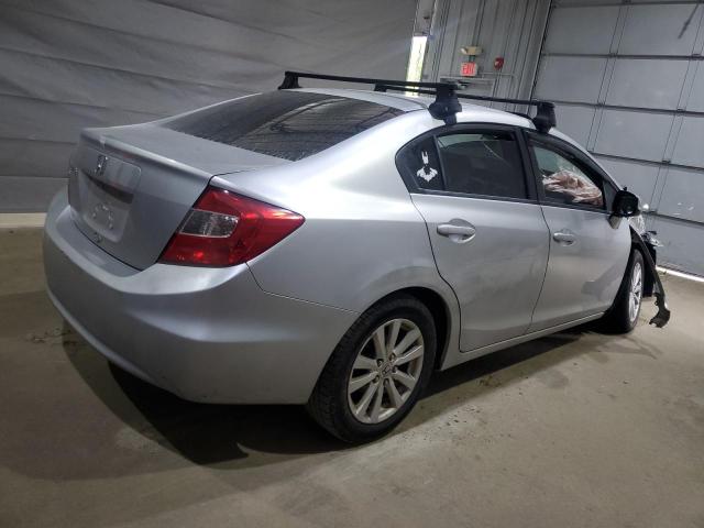 2HGFB2F9XCH327190 - 2012 HONDA CIVIC EXL SILVER photo 3