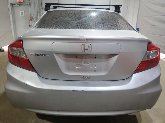 2HGFB2F9XCH327190 - 2012 HONDA CIVIC EXL SILVER photo 6
