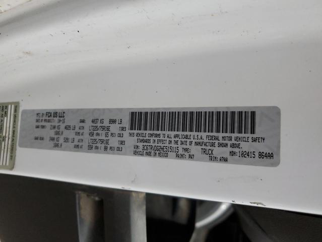 3C6TRVDG2HE515115 - 2017 RAM PROMASTER 2500 HIGH 白色 照片 14