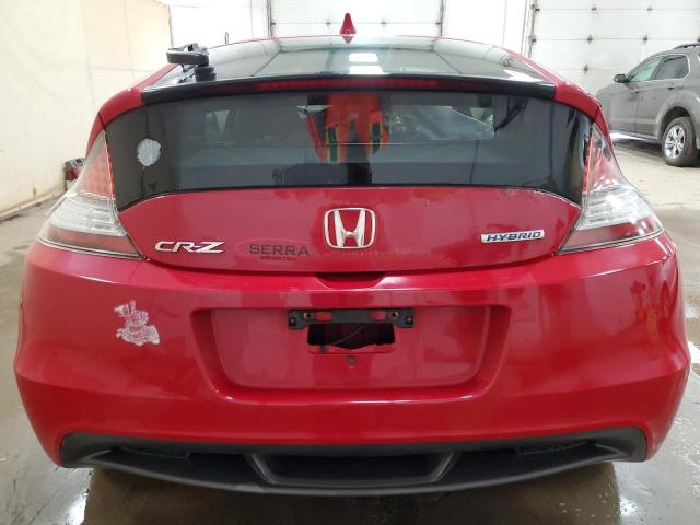 JHMZF1D62BS010108 - 2011 HONDA CR-Z EX წითელი ფოტო 6