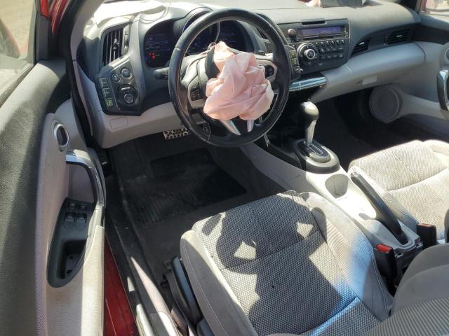 JHMZF1D62BS010108 - 2011 HONDA CR-Z EX წითელი ფოტო 8