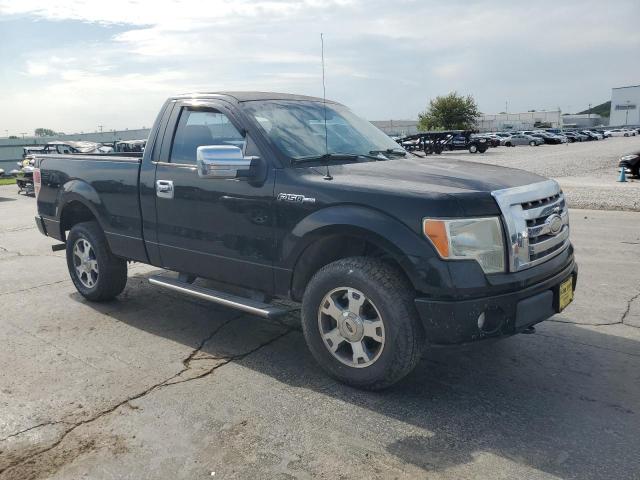 1FTRF14W69KB03046 - 2009 FORD F150 Siyah fotoğraf 4