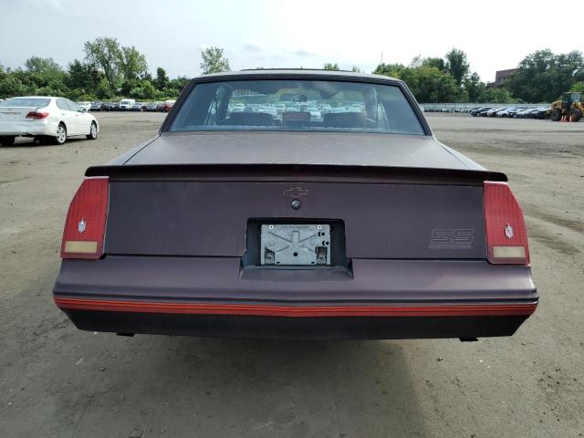 1G1GZ11G9HP110899 - 1987 CHEVROLET MONTECARLO BURGUNDY photo 6