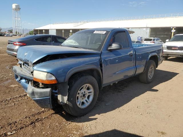 1D7FL36N73S266619 - 2003 DODGE DAKOTA SPORT BLUE photo 1