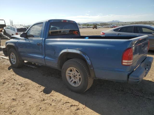 1D7FL36N73S266619 - 2003 DODGE DAKOTA SPORT BLUE photo 2