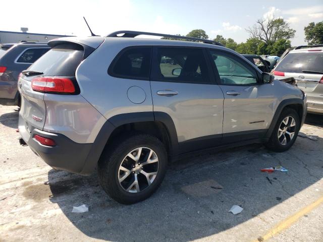 1C4PJMBS6FW502499 - 2015 JEEP CHEROKEE TRAILHAWK SILVER photo 3