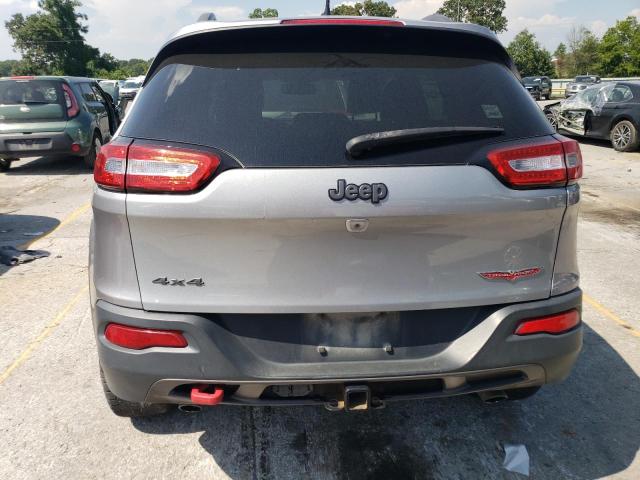1C4PJMBS6FW502499 - 2015 JEEP CHEROKEE TRAILHAWK SILVER photo 6