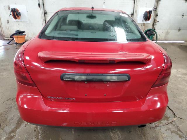 2G2WP552681140331 - 2008 PONTIAC GRAND PRIX RED photo 6