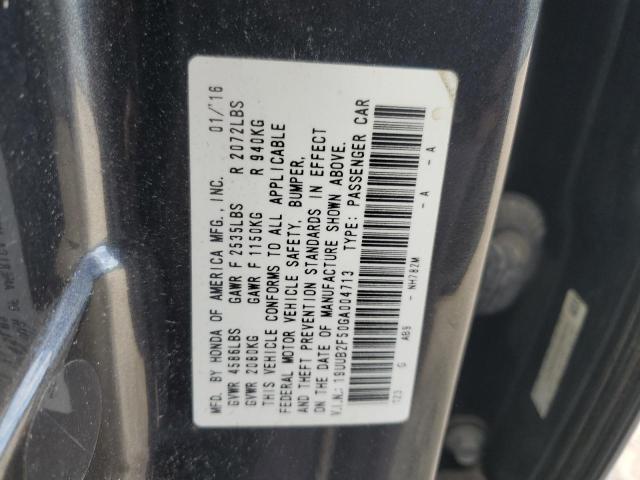 19UUB2F50GA004713 - 2016 ACURA TLX TECH GRAY photo 12