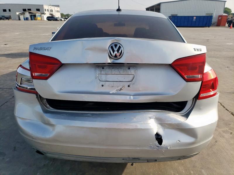1VWAT7A37FC020019 - 2015 VOLKSWAGEN PASSAT S SILVER photo 6