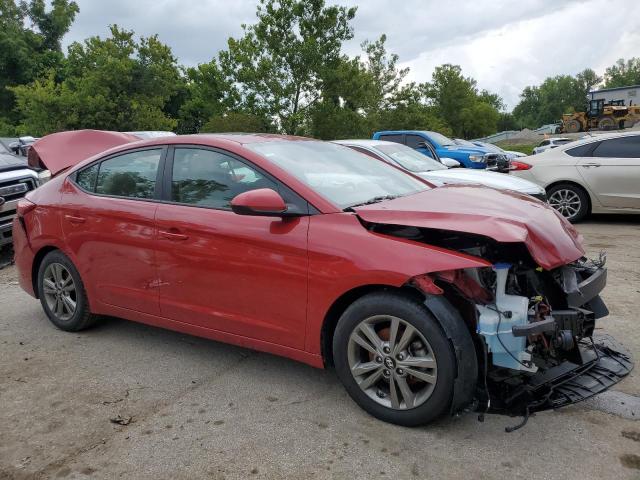 5NPD84LF0JH360004 - 2018 HYUNDAI ELANTRA SEL RED photo 4