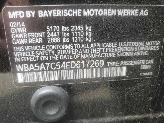 WBA5A7C54ED617269 - 2014 BMW 528 XI Schwarz Foto 13