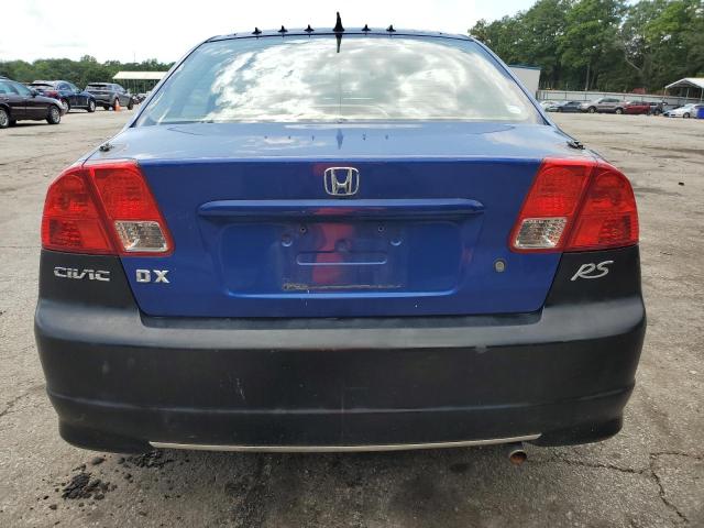 1HGES16374L016564 - 2004 HONDA CIVIC DX VP Mavi foto 6
