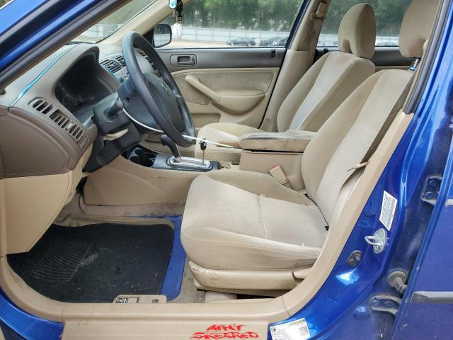 1HGES16374L016564 - 2004 HONDA CIVIC DX VP Mavi foto 7