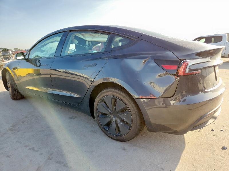 5YJ3E1EAXSF006463 - 2025 TESLA MODEL 3 GRAY photo 2